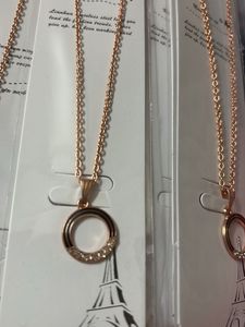 Stainless Steel Circle Pendant Necklace