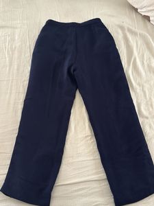 Navy Blue Casual Pants