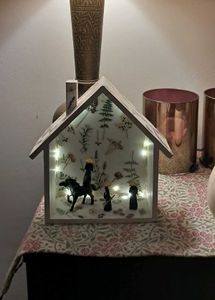 Unique Lighted House Diorama