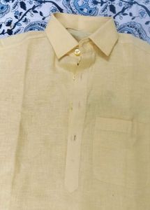 Yellow Cotton Kurta pajama