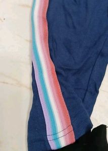 11-12 year Striped  girls Capri