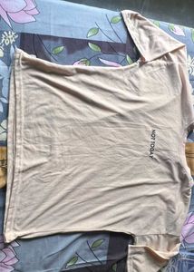 Peach Graphic T-Shirt