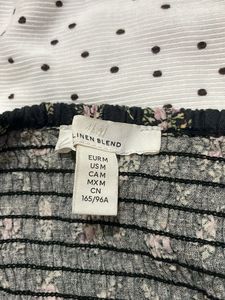Black Floral Puff Sleeve Dress