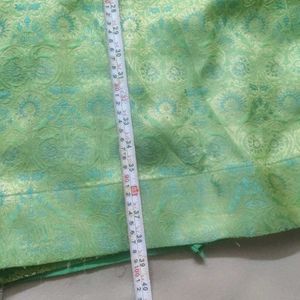 Vibrant Green Brocade Ethnic Skirt