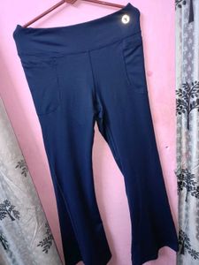 Navy Flare Leggings