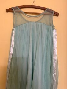 Vintage Mint Green Sheer Nightgown