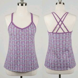Purple🤎 Patterned Camisole Top