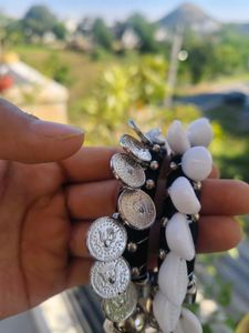 Boho Chic Cowrie Shell &amp; Coin Bangles
