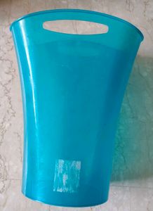 Turquoise Plastic Bin