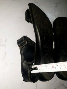 Black Milazzo Sandals Size 5