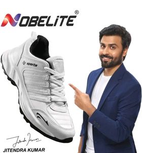 Nobelite White Sports Shoes