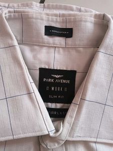 Park Avenue Slim Fit Checked Shirt(new)