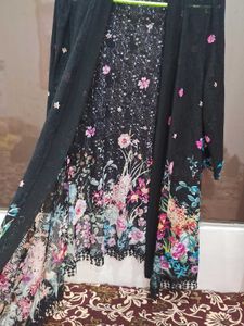 Floral Print Black shrug