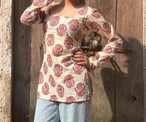 Block Print Corset styled kurta