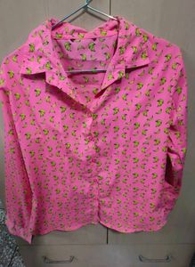 Cute Floral Print Shirt