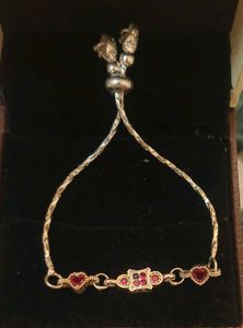 Baby girl adjustable pure silver bracelet