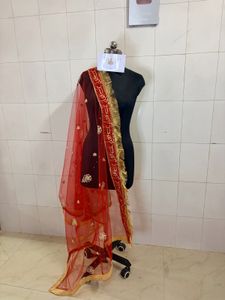 bridal nikha dupatta beautiful lace work