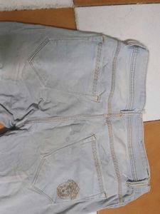 Light Wash Distressed Jeans