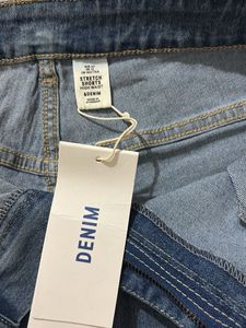 H &amp; M Blue Denim Shorts