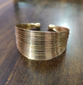 Shein Layer Wire Texture Detail Cuff Bracelet