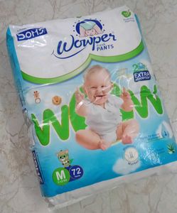 Wowper Fresh Pants Diapers M (72 pcs)