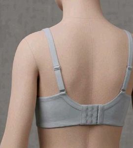Light Blue Lace Trim Bra