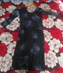 Elegant Floral Print organza kurti