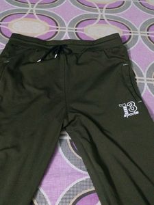 Men's Olive Green Sports Pants