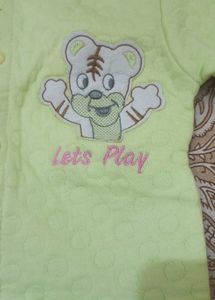 Baby Girl's Quilted Pajama Set