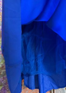 Vibrant Blue A-Line Fit &amp; Flare Dress