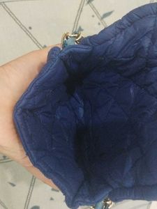 exotic blue Clutch bag
