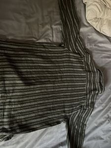 Striped Casual Knit Shirt