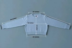 POWDER BLUE CROPPED CREW NECK KNIT SWEATER