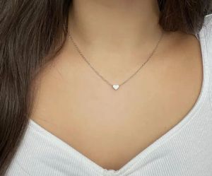 Silver Heart Pendant Necklace