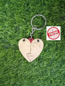 Heart "Love" Keychain (freebie)