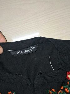 Embroidered Black Kurta of 1