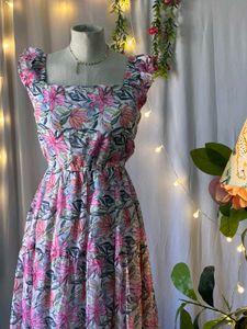 Floral Print Maxi Dress