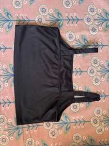 Sleek Black Crop Top
