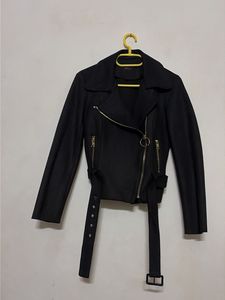 Guess Soft Leather Black stylist Jacket