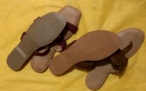 Seafolly Tube Top + Brown Bra + 2 Slipper