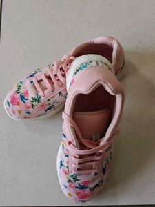 Floral Pink Sneakers
