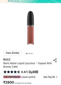 MAC Retro Matte Liquid Lipcolour