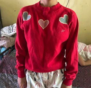 SALE ❗❗❗❗Cute Red sweatshirt ❤️
