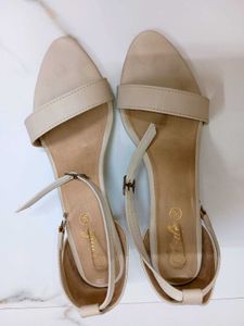 Beige/Nude Stiletto Heels (3 Inches)