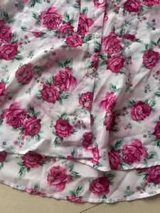 Pretty Pink Floral Button-Up Shirt