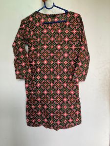 Multicolour Short Kurti