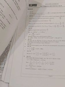 Physics, Chemistry &amp; Biology Exam Papers