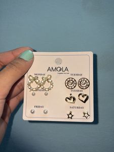 Cute Stud Earrings Set for Everyday