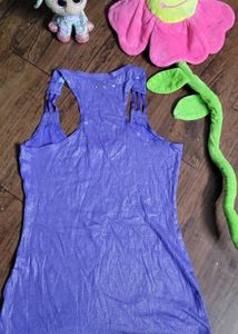 Sparkly Purple Tank Top