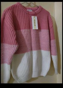 Color Block Knit Sweater